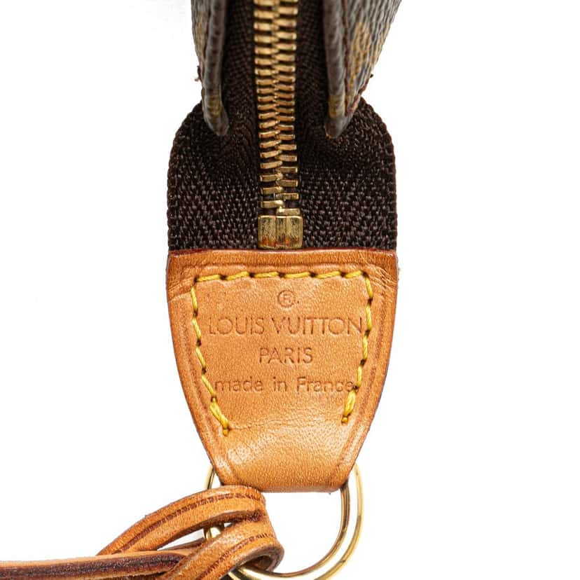 Louis Vuitton Monogram Pochette Accessoires Brown Canvas Fair condition - Box View