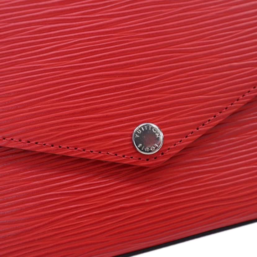 Louis Vuitton Epi Pochette Felicie Red Leather Good condition - Box View
