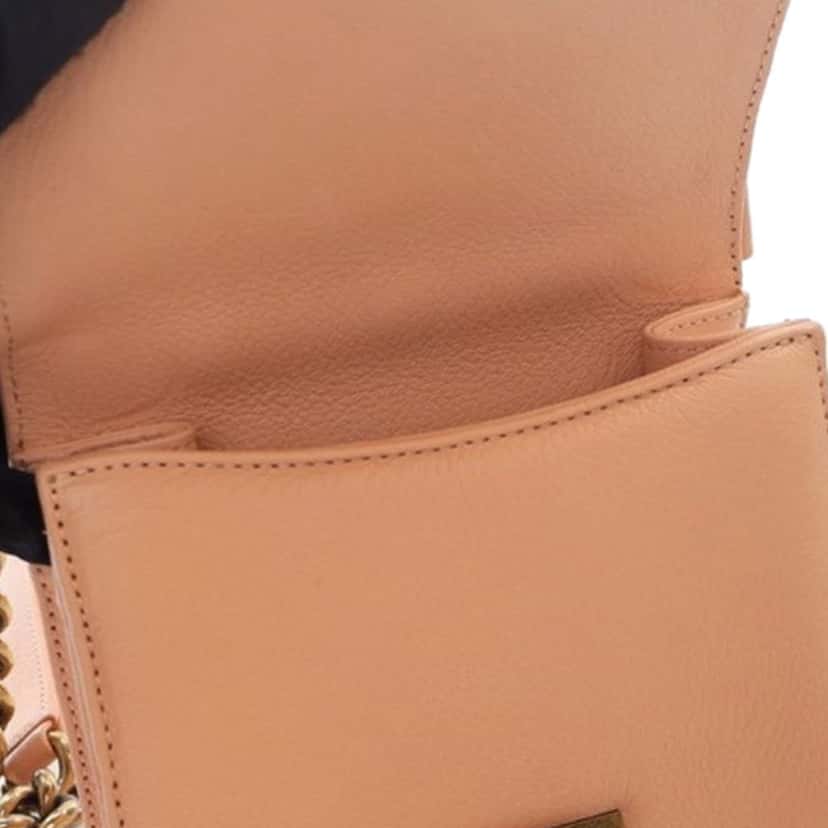 Chanel Small Quilted Goatskin Rita Top Handle Flap Pink Leather Good condition - Box View