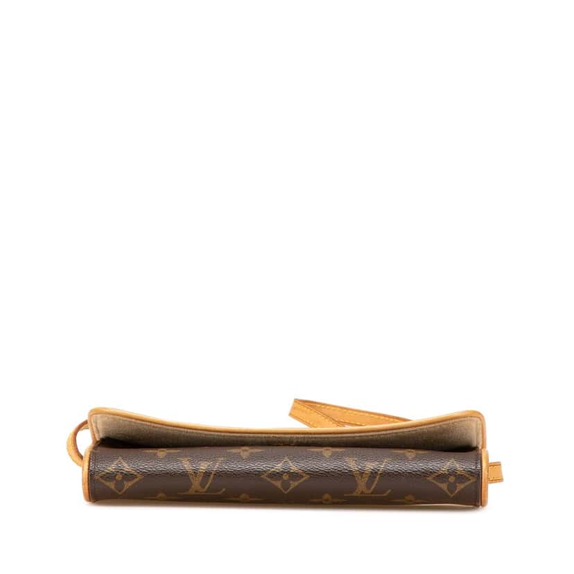 Louis Vuitton Monogram Pochette Twin PM Brown Canvas Good condition - Inside View