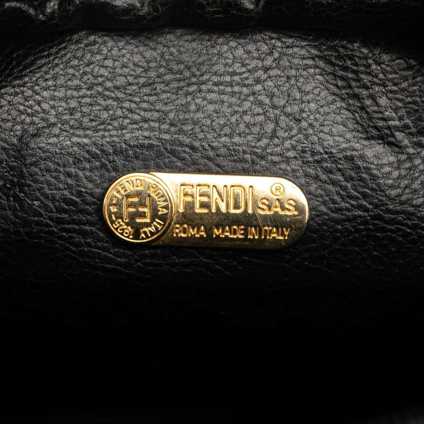 Fendi Zucca Coated Canvas Crossbody Brown Canvas Fair condition - Box View