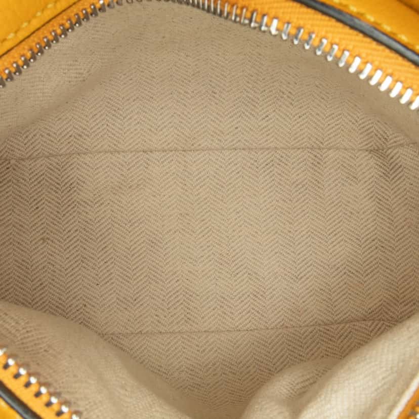 Loewe Mini Calfskin Puzzle Satchel Yellow Leather Good condition - Box View