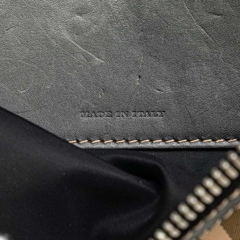 Burberry House Check Nylon Sonny Belt Bag Brown Good condition - Box View