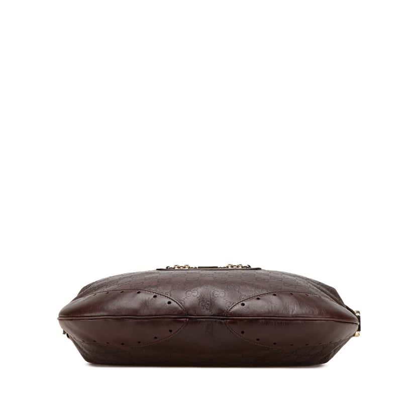 Gucci Guccissima Punch Crossbody Brown Leather Good condition - Inside View