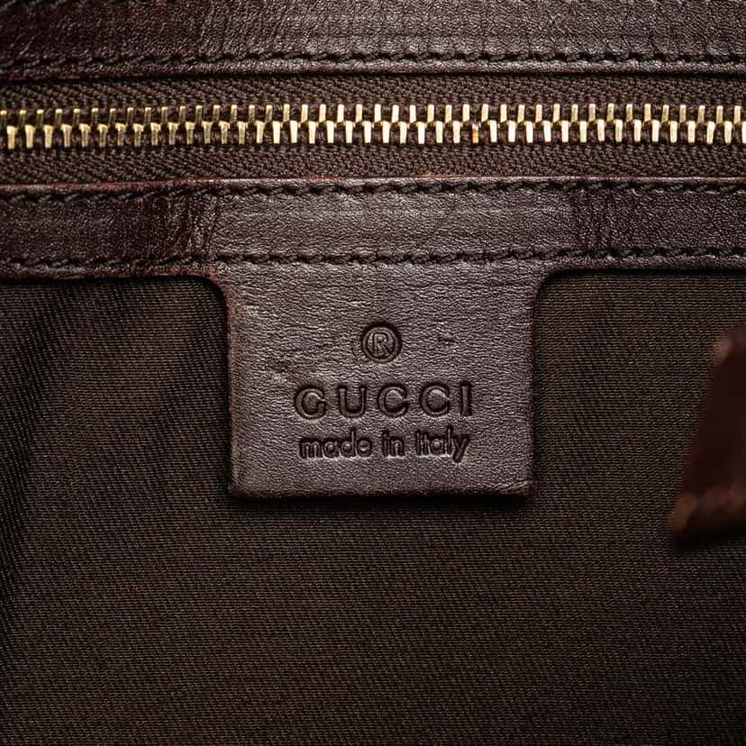 Gucci Guccissima Punch Crossbody Brown Leather Good condition - Box View