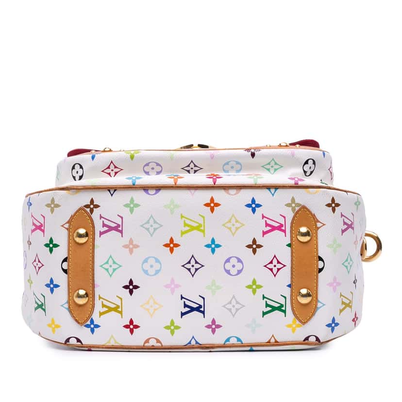 Louis Vuitton Monogram Multicolore Rita White Canvas Fair condition - Inside View