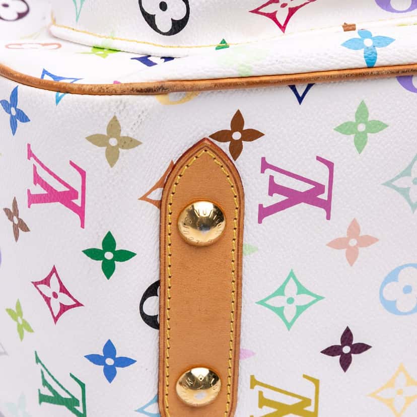 Louis Vuitton Monogram Multicolore Rita White Canvas Fair condition - Box View