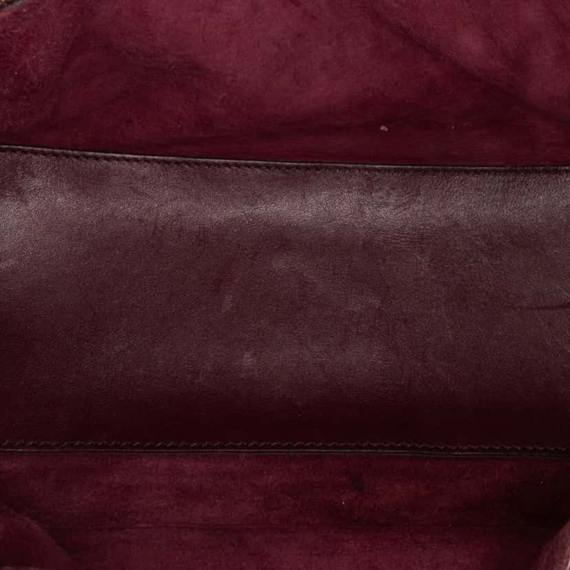 Dior Medium Lambskin Cannage Studded Supple Lady Dior Red Leather Good condition - Box View
