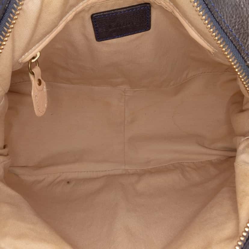 Chloé Medium Pebbled Leather Paraty Satchel Black Leather Good condition - Model View