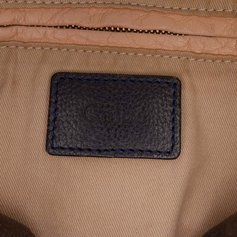 Chloé Medium Pebbled Leather Paraty Satchel Black Leather Good condition - Box View