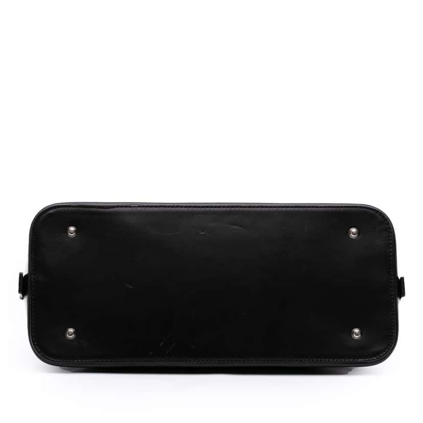 Burberry Supernova Check Wool Handbag Black Wool Good condition - Inside View