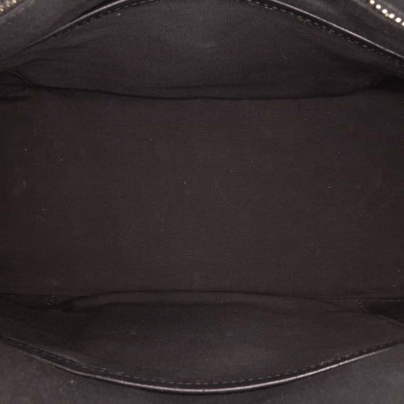 Burberry Supernova Check Wool Handbag Black Wool Good condition - Model View