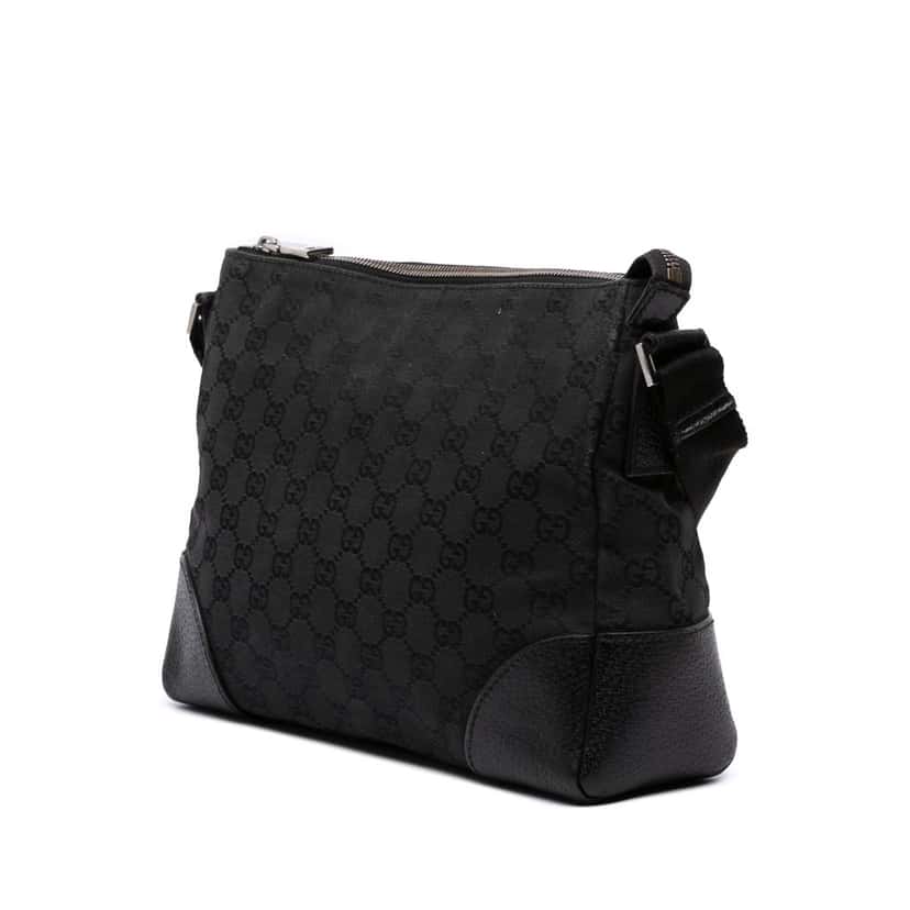 Gucci GG Canvas Crossbody Black Canvas Good condition - Back View