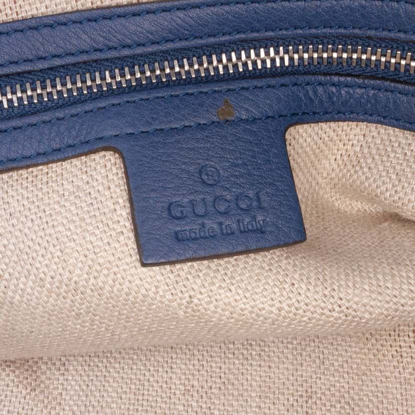 Gucci Large GG Canvas Icon Bit Satchel Brown Canvas Good condition - Box View