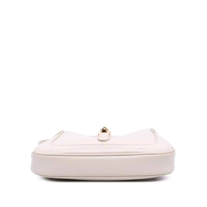 Gucci Mini Calfskin Jackie 1961 Crossbody White Leather Good condition - Inside View