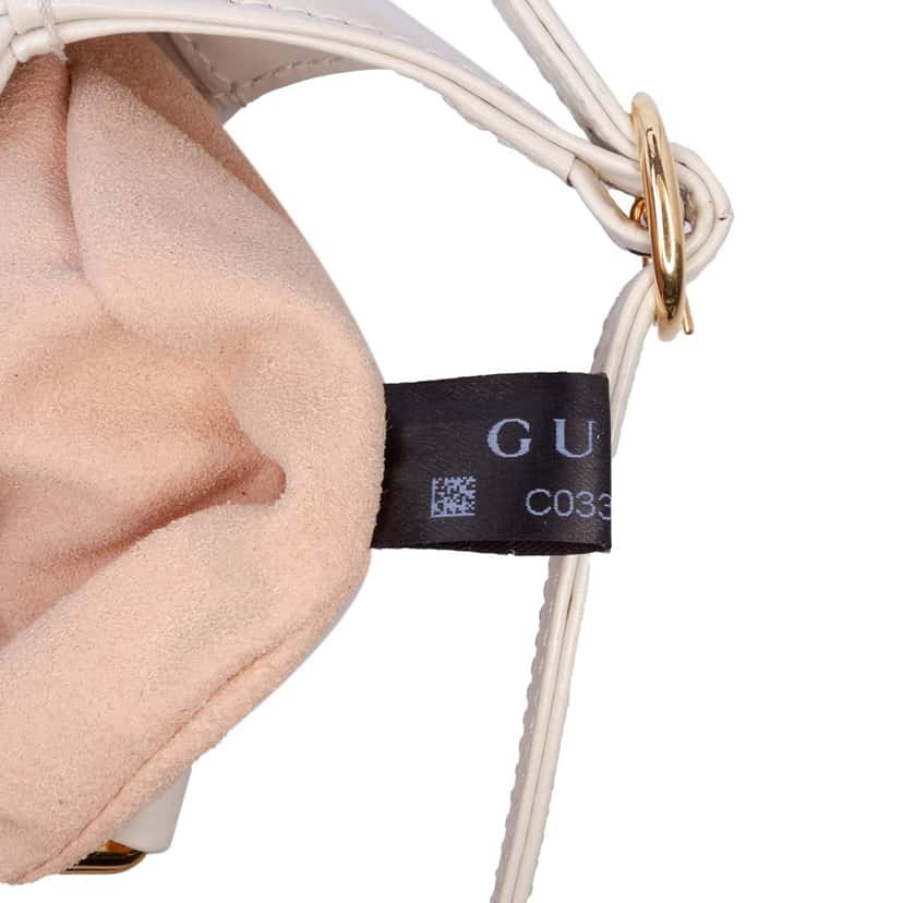 Gucci Mini Calfskin Jackie 1961 Crossbody White Leather Good condition - Box View