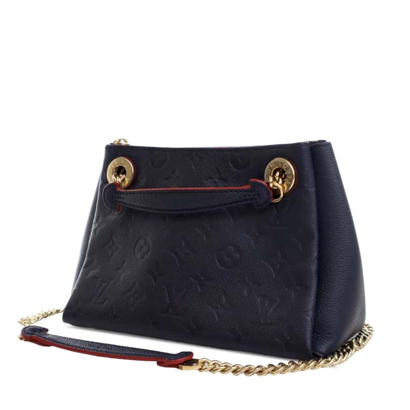 Louis Vuitton Monogram Empreinte Surene BB Blue Leather Good condition - Inside View