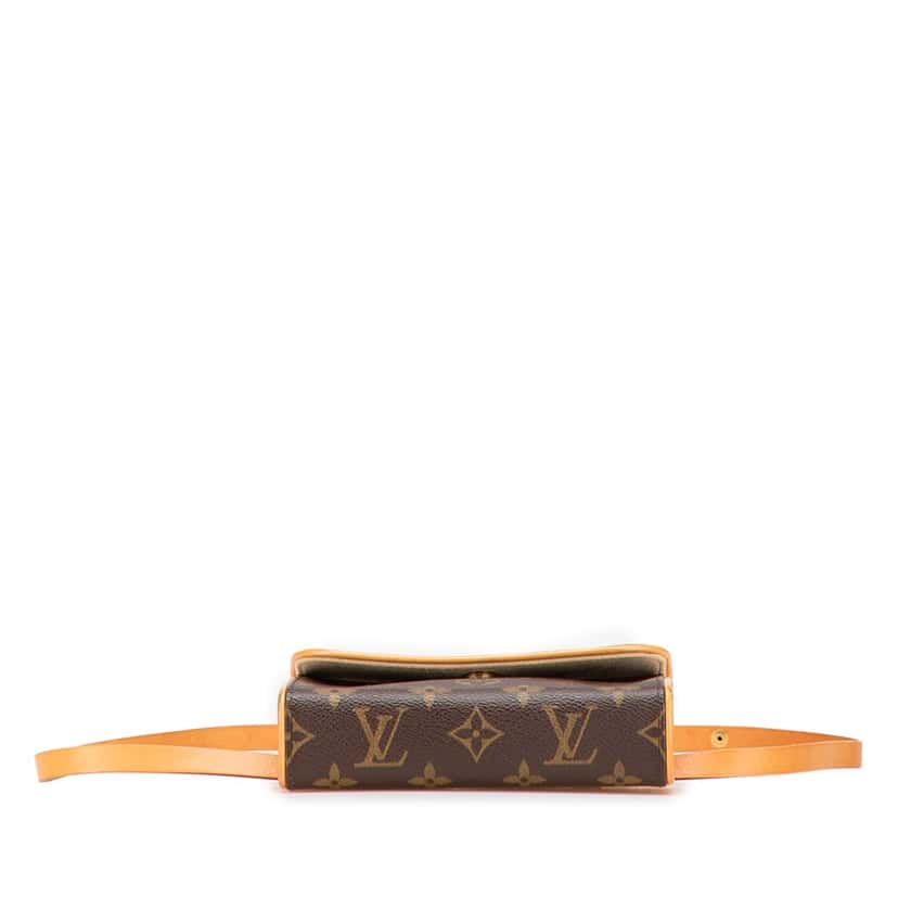 Louis Vuitton Monogram Pochette Florentine Brown Canvas Good condition - Inside View