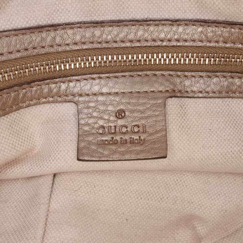 Gucci GG Canvas Bella Satchel Brown Canvas Good condition - Box View