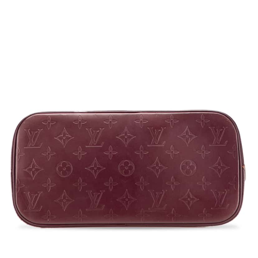 Louis Vuitton Monogram Mat Stockton Red Leather Good condition - Inside View