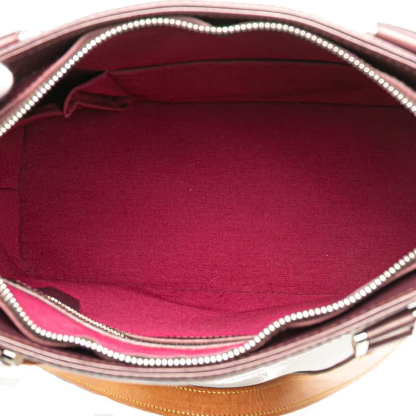 Louis Vuitton Monogram Mat Stockton Red Leather Good condition - Model View
