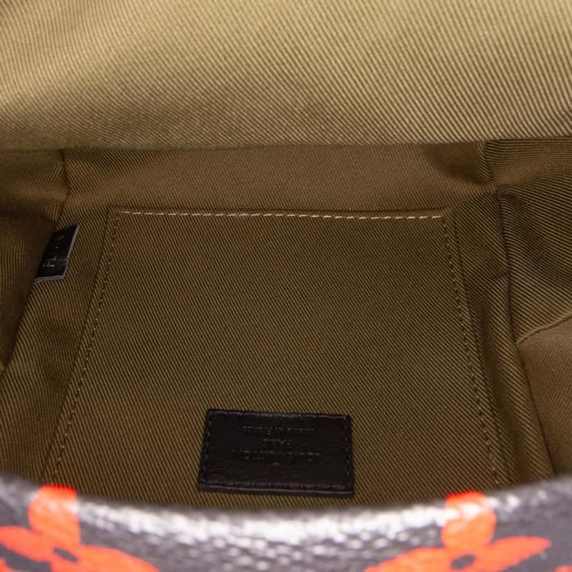 Louis Vuitton Limited Edition Monogram Infrarouge Mini Palm Springs Black Canvas Good condition - Model View