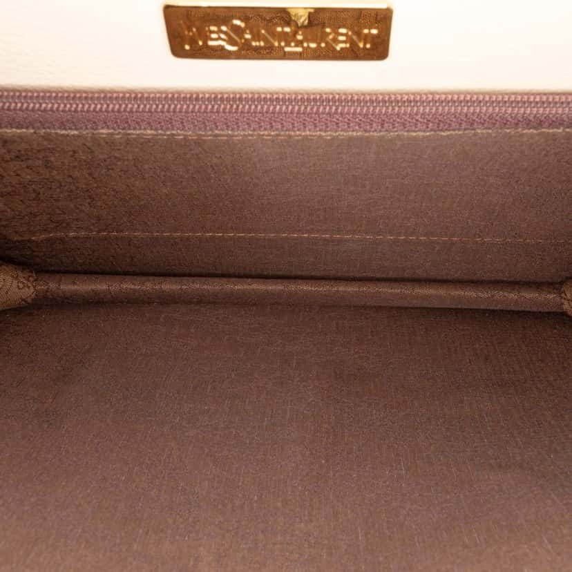 Yves Saint Laurent Leather Clutch Brown Leather Good condition - Model View
