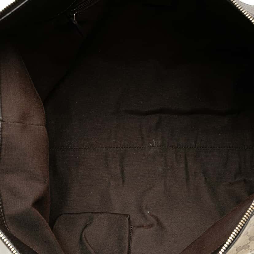Gucci Large GG Crystal Abbey D Ring Tote Brown Canvas Good condition - Model View
