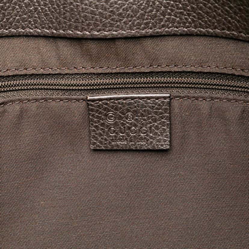Gucci Large GG Crystal Abbey D Ring Tote Brown Canvas Good condition - Box View