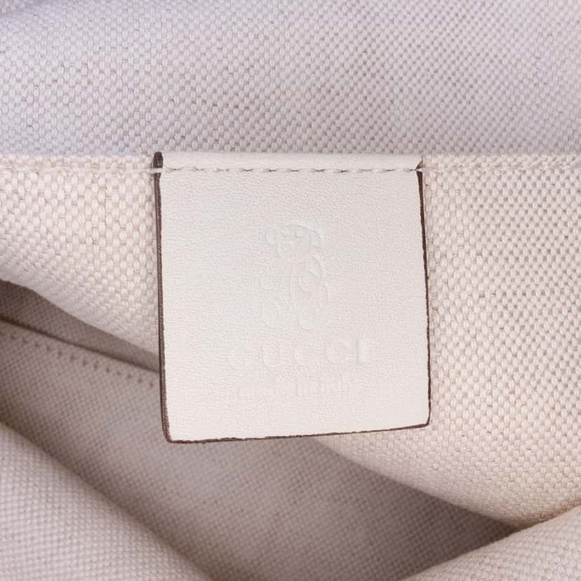 Gucci Kids Canvas Heartbeat Tote Blue Canvas Good condition - Box View