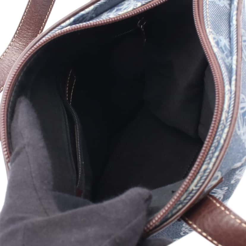 Loewe Anagram Denim Tote Blue Denim Good condition - Inside View