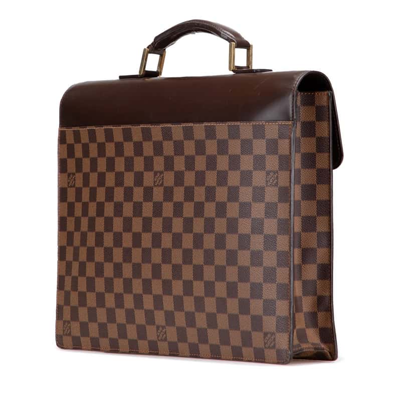 Louis Vuitton Damier Ebene Altona PM Brown Canvas Good condition - Back View