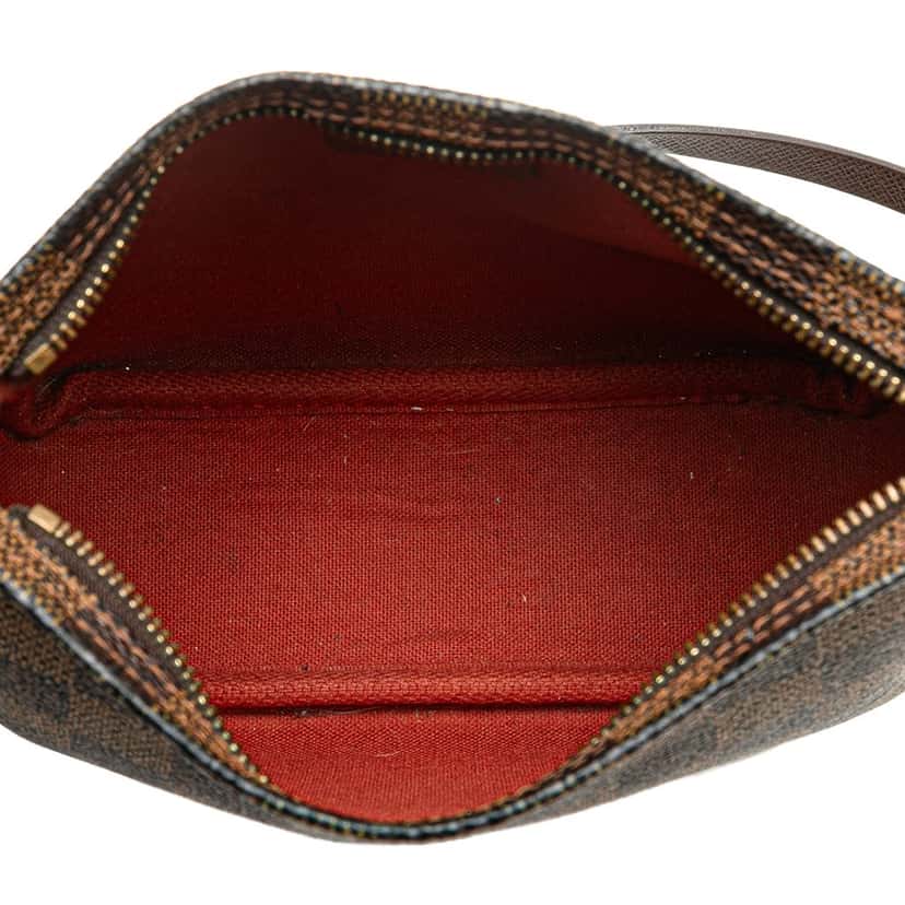 Louis Vuitton Damier Ebene Trousse Pochette Brown Canvas Good condition - Model View
