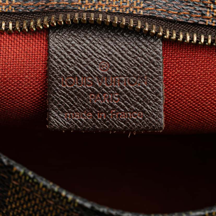 Louis Vuitton Damier Ebene Trousse Pochette Brown Canvas Good condition - Box View