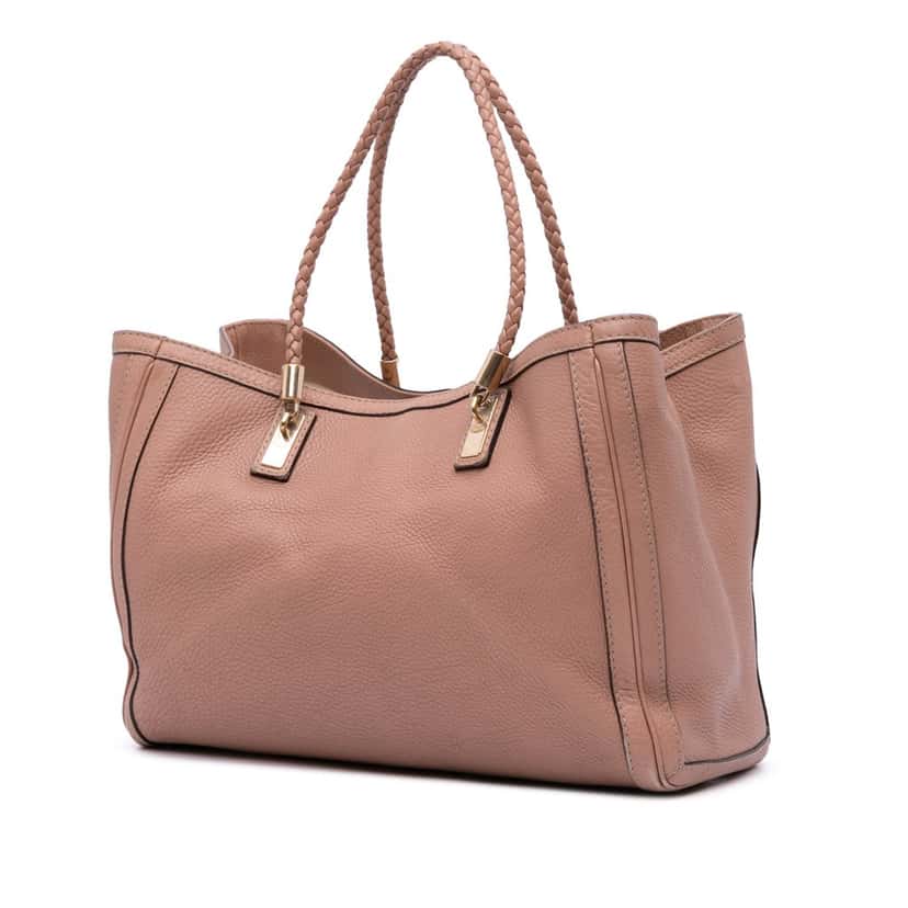 Gucci Large Leather Bella Tote Brown Leather Good condition - Back View