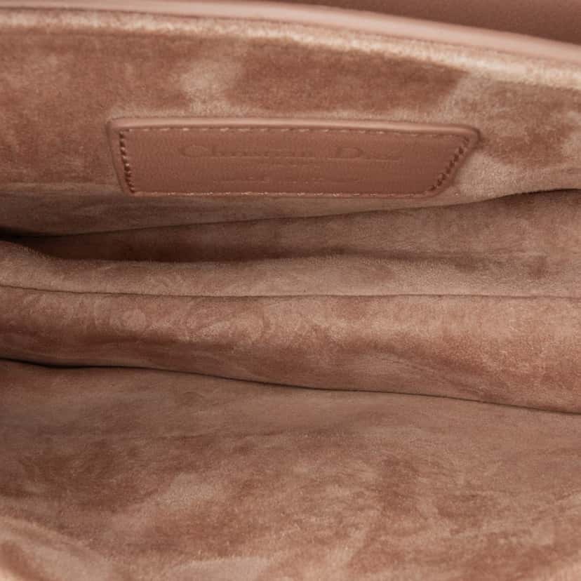 Dior Mini Calfskin Saddle Bag Brown Leather Good condition - Box View