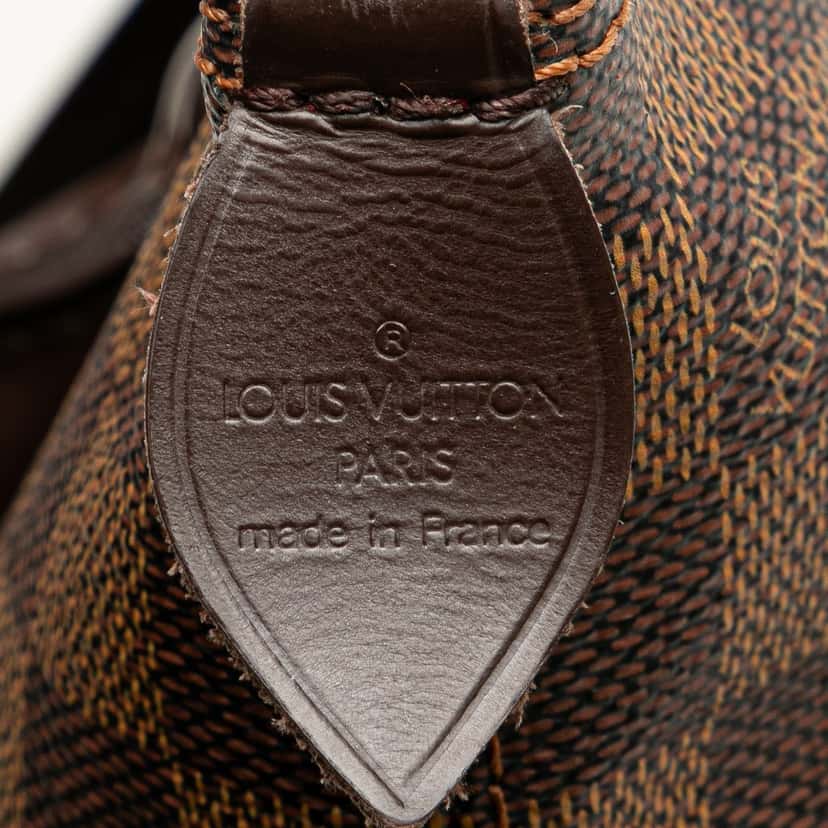 Louis Vuitton Damier Ebene Saleya PM Brown Canvas Good condition - Box View