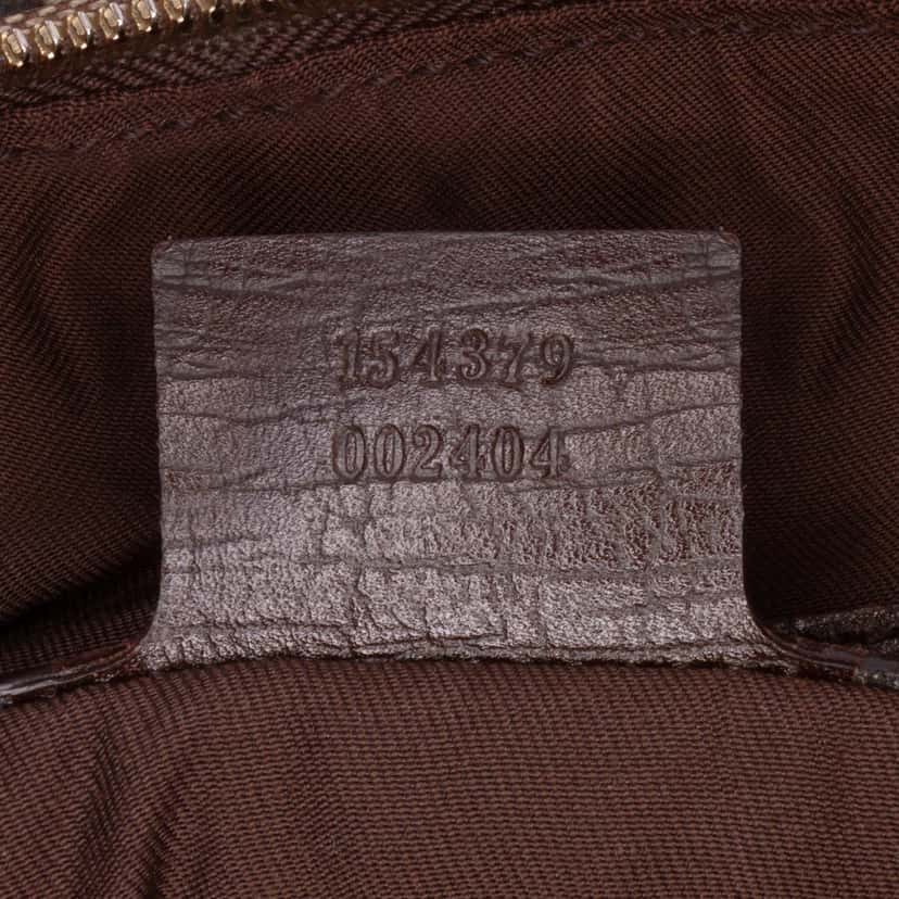 Gucci GG Canvas Hasler Web Crossbody Brown Canvas Good condition - Box View