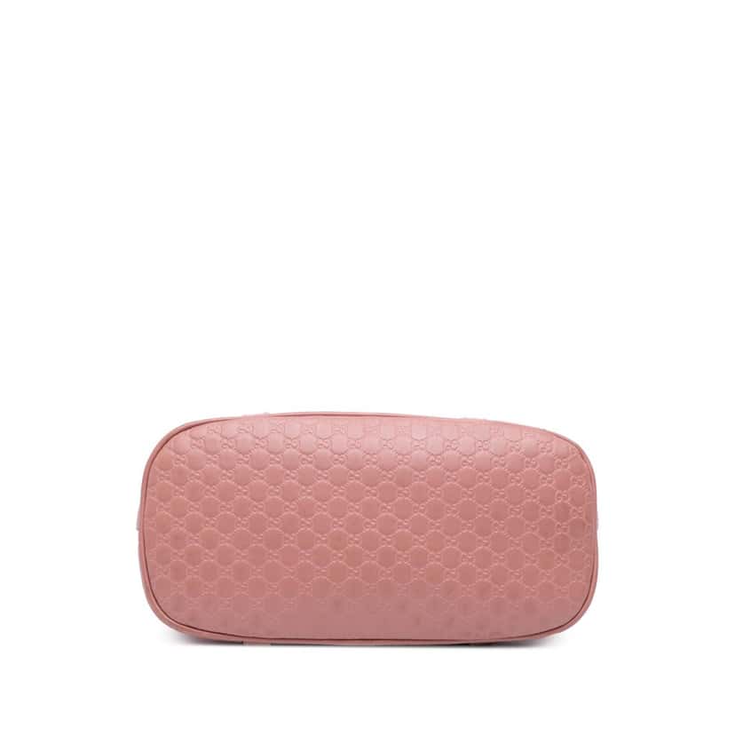 Gucci Mini Microguccissima Dome Satchel Pink Leather Good condition - Inside View