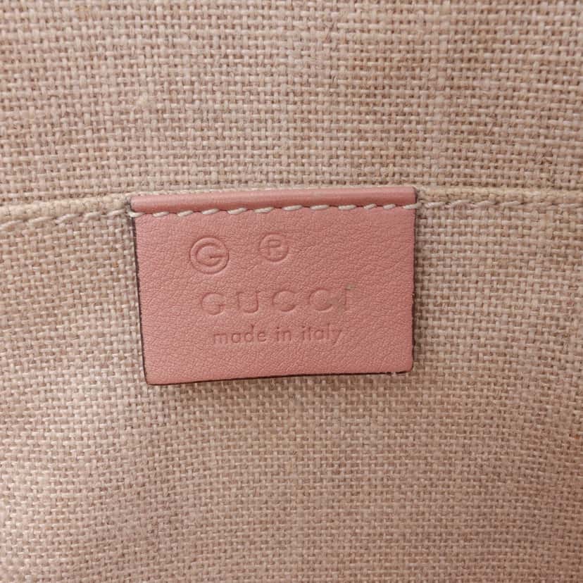 Gucci Mini Microguccissima Dome Satchel Pink Leather Good condition - Box View