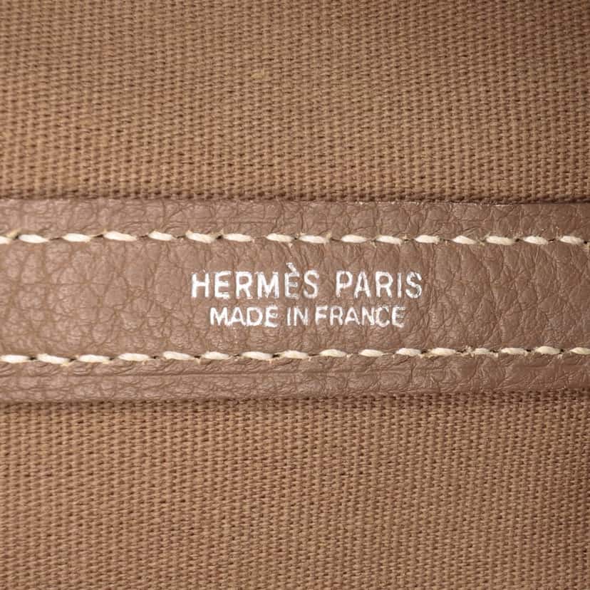 Hermès Toile and Negonda Garden Party 36 Brown Canvas Good condition - Box View