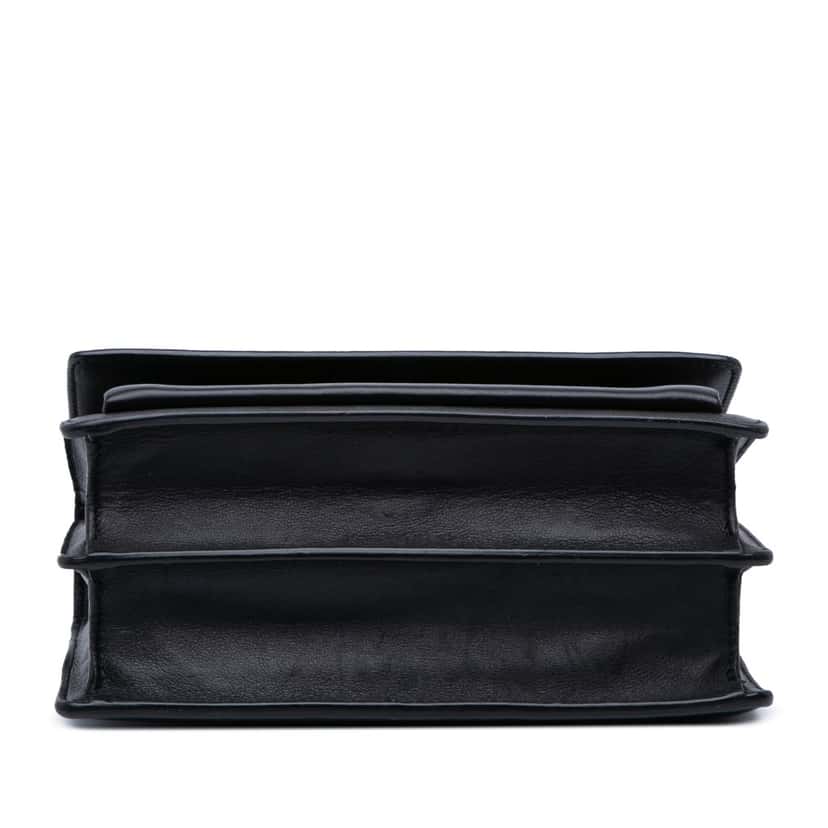 Saint Laurent Medium Leather Monogram Stars and Hearts Sunset Crossbody Black Leather Good condition - Inside View