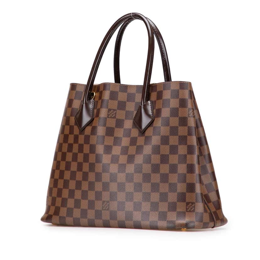Louis Vuitton Damier Ebene Kensington Brown Canvas Good condition - Back View