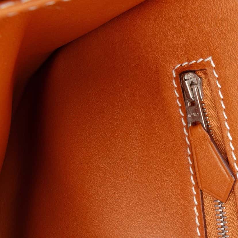 Hermès Sikkim Barda 30 Messenger Bag Brown Leather Good condition - Box View