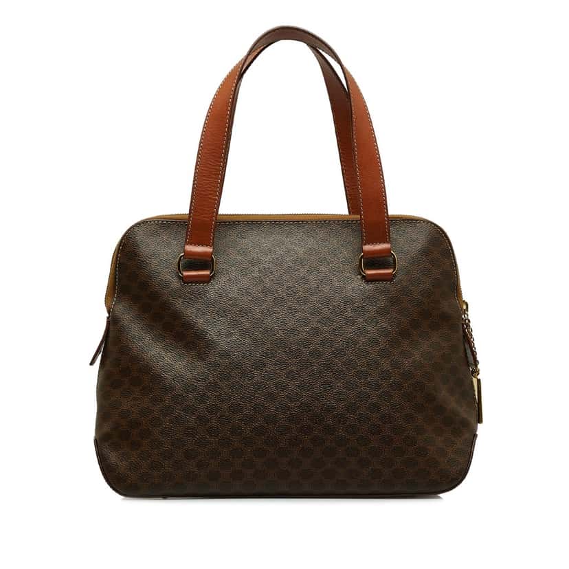 Celine Macadam Handbag Brown Canvas Good condition - Inside View