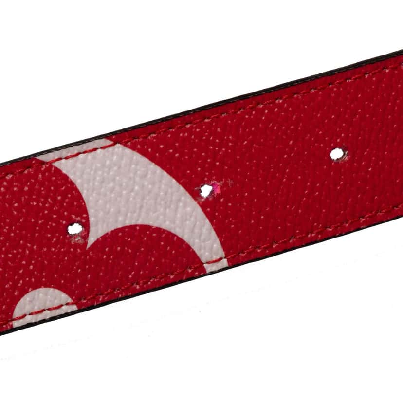 Louis Vuitton Monogram Giant Iconic Reversible Belt Red Canvas Good condition - Box View