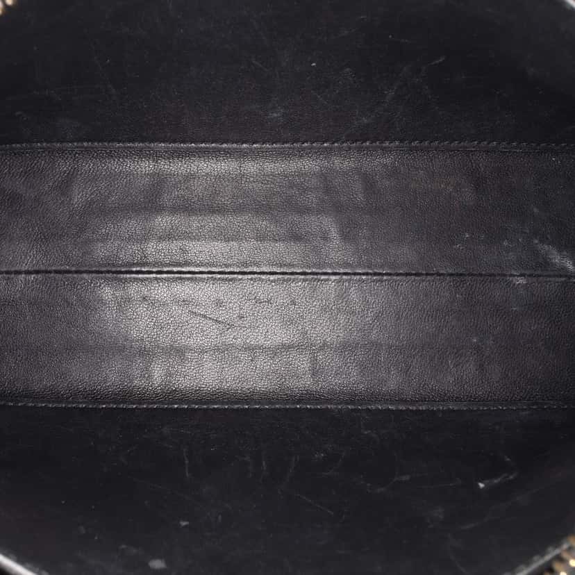 Prada Saffiano and City Calf Esplanade Crossbody Black Leather Good condition - Model View