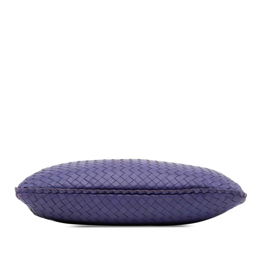 Bottega Veneta Small Nappa Intrecciato Veneta Hobo Purple Leather Good condition - Inside View