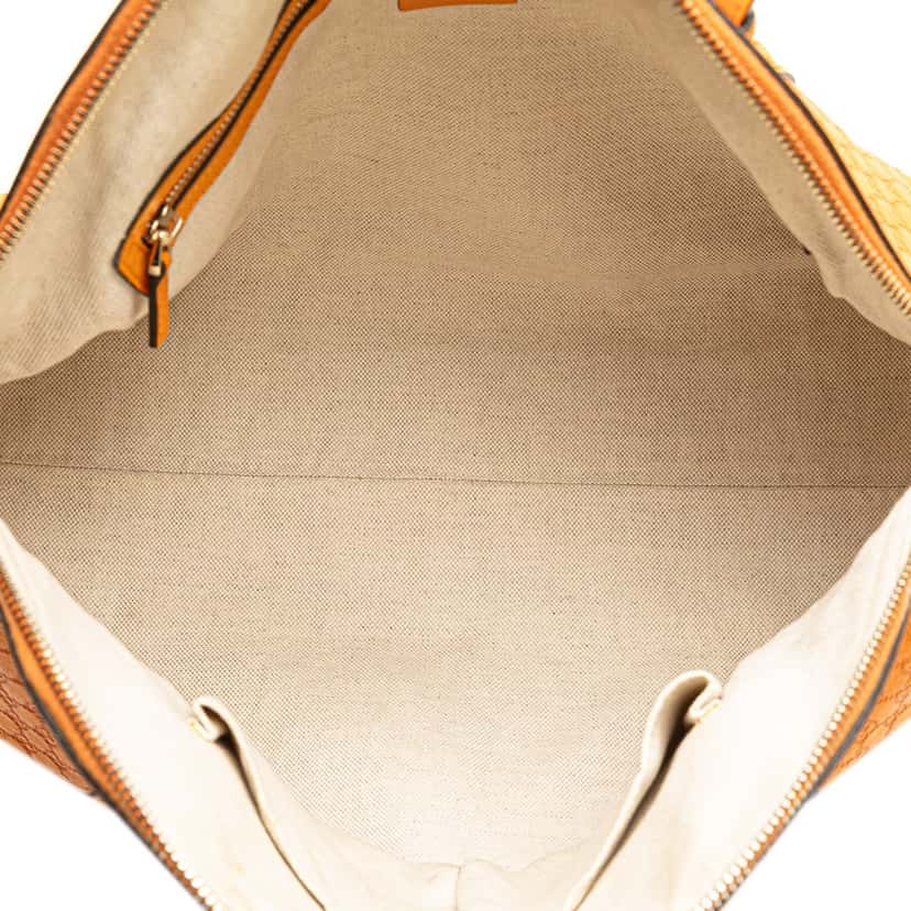 Gucci Large Microguccissima Nice Dome Satchel Yellow Leather Good condition - Model View