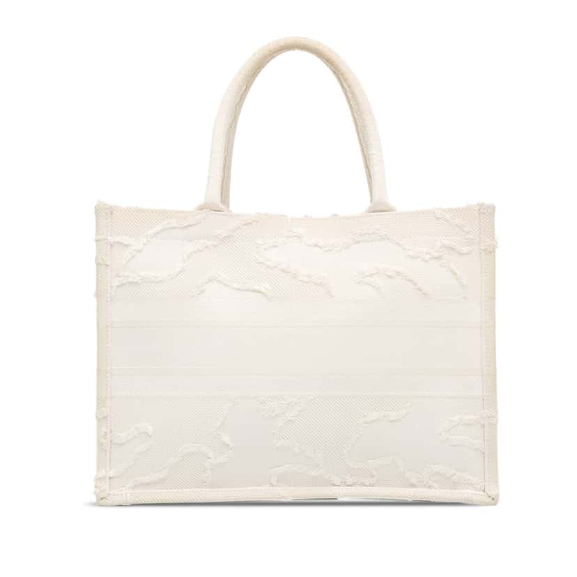 Dior Medium Camouflage Book Tote White Canvas Very good condition - Inside View